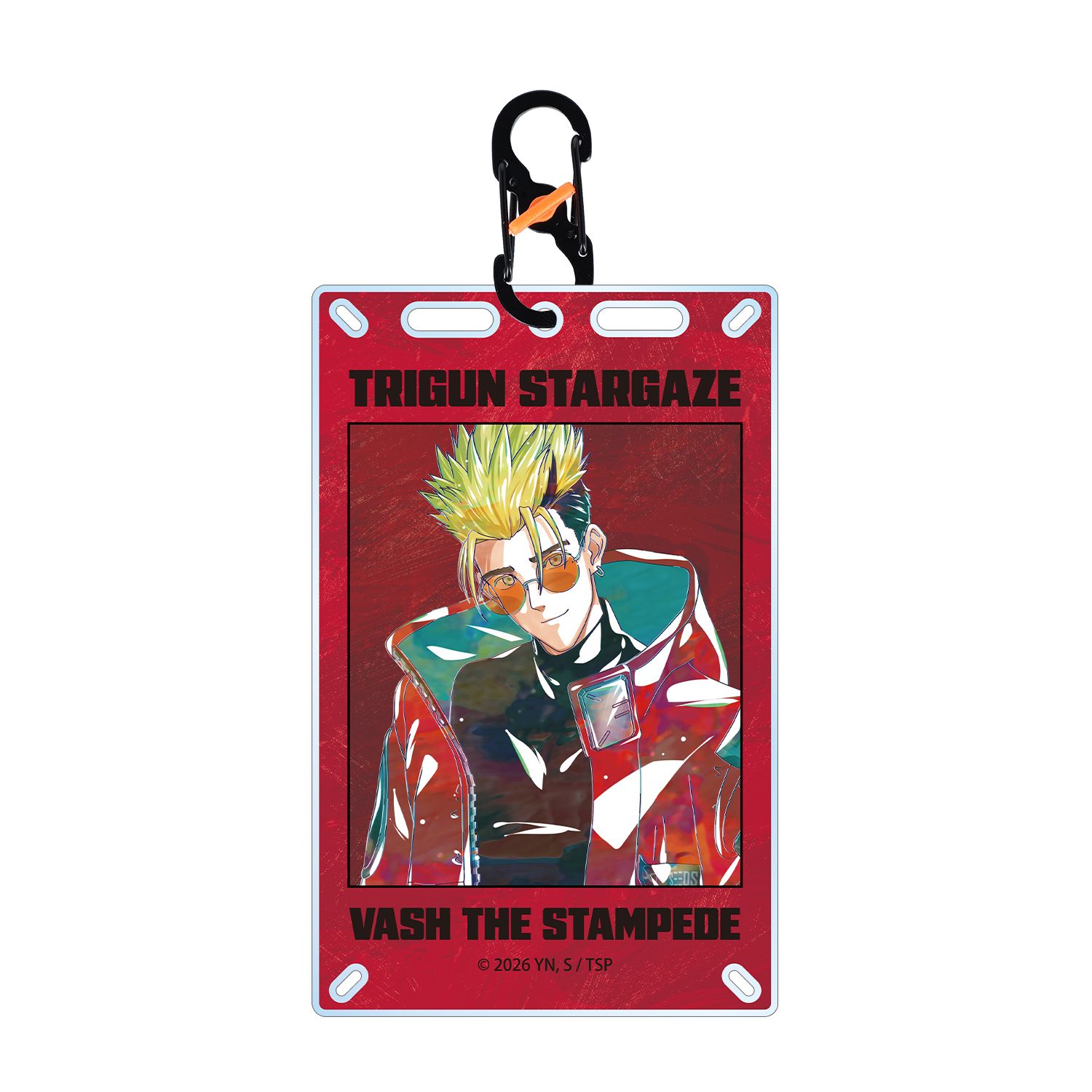 TVアニメ「TRIGUN STARGAZE」 ヴァッシュ・ザ・スタンピード Ani-Art 第3弾 カラビナ付きカード型アクリルキーホルダー - AniSmile