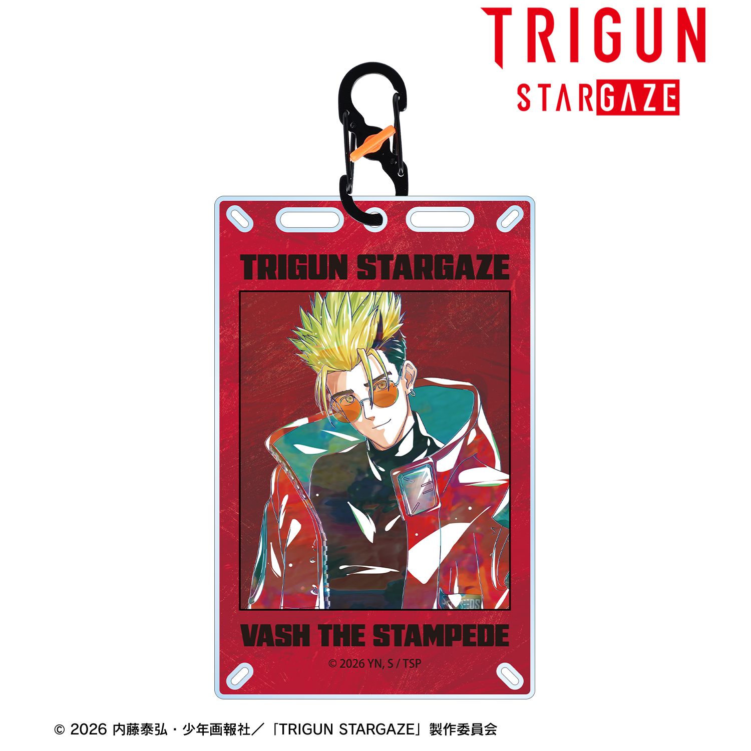 TVアニメ「TRIGUN STARGAZE」 ヴァッシュ・ザ・スタンピード Ani-Art 第3弾 カラビナ付きカード型アクリルキーホルダー 图片 2 | AniSmile