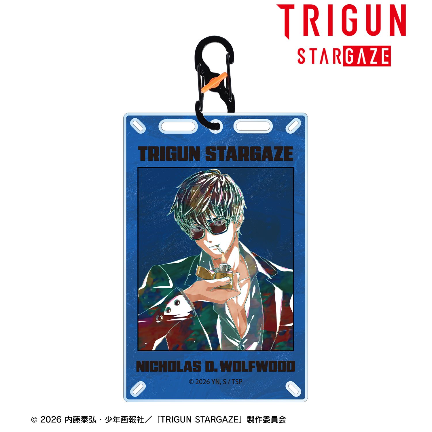 TVアニメ「TRIGUN STARGAZE」 ニコラス・D・ウルフウッド Ani-Art 第3弾 カラビナ付きカード型アクリルキーホルダー 图片 2 | AniSmile