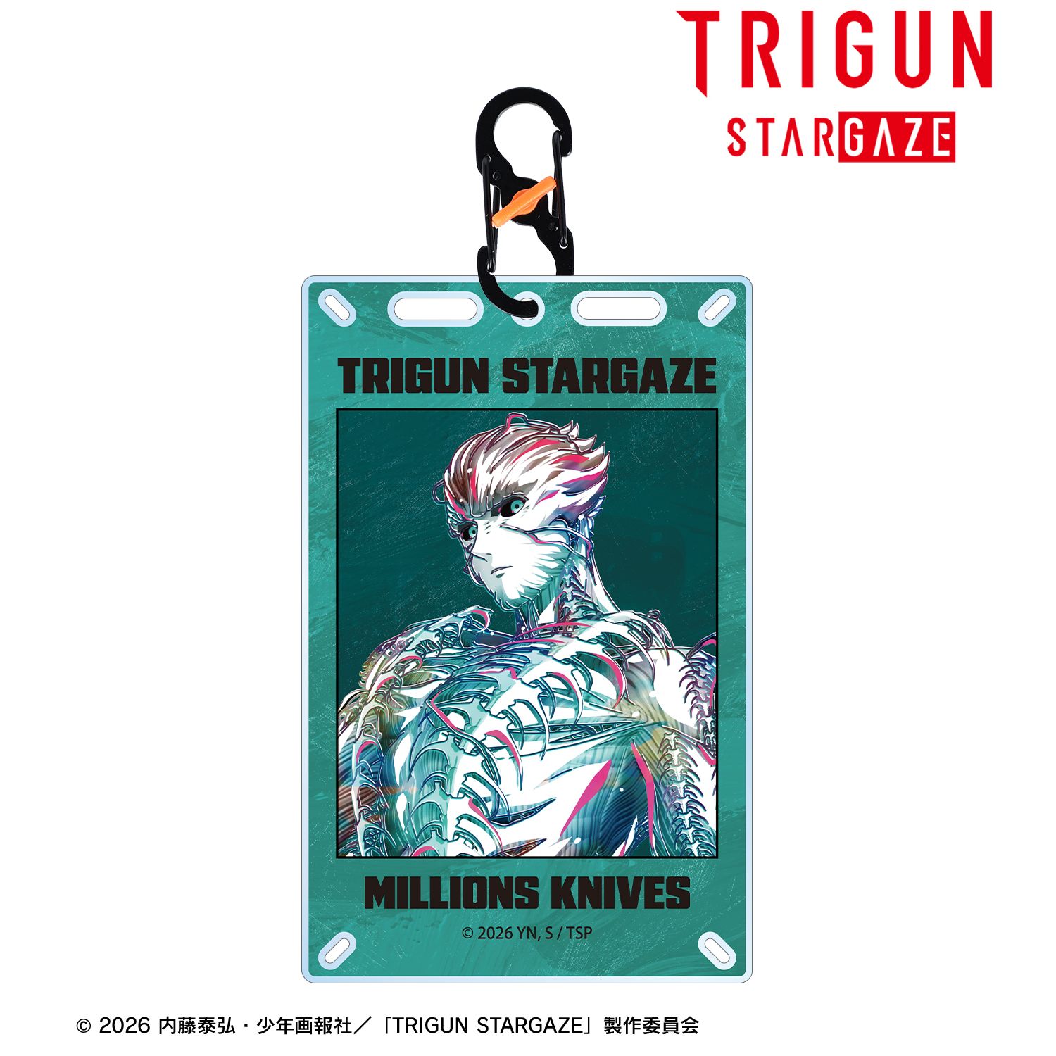 TVアニメ「TRIGUN STARGAZE」 ミリオンズ・ナイヴズ Ani-Art 第3弾 カラビナ付きカード型アクリルキーホルダー 图片 2 | AniSmile