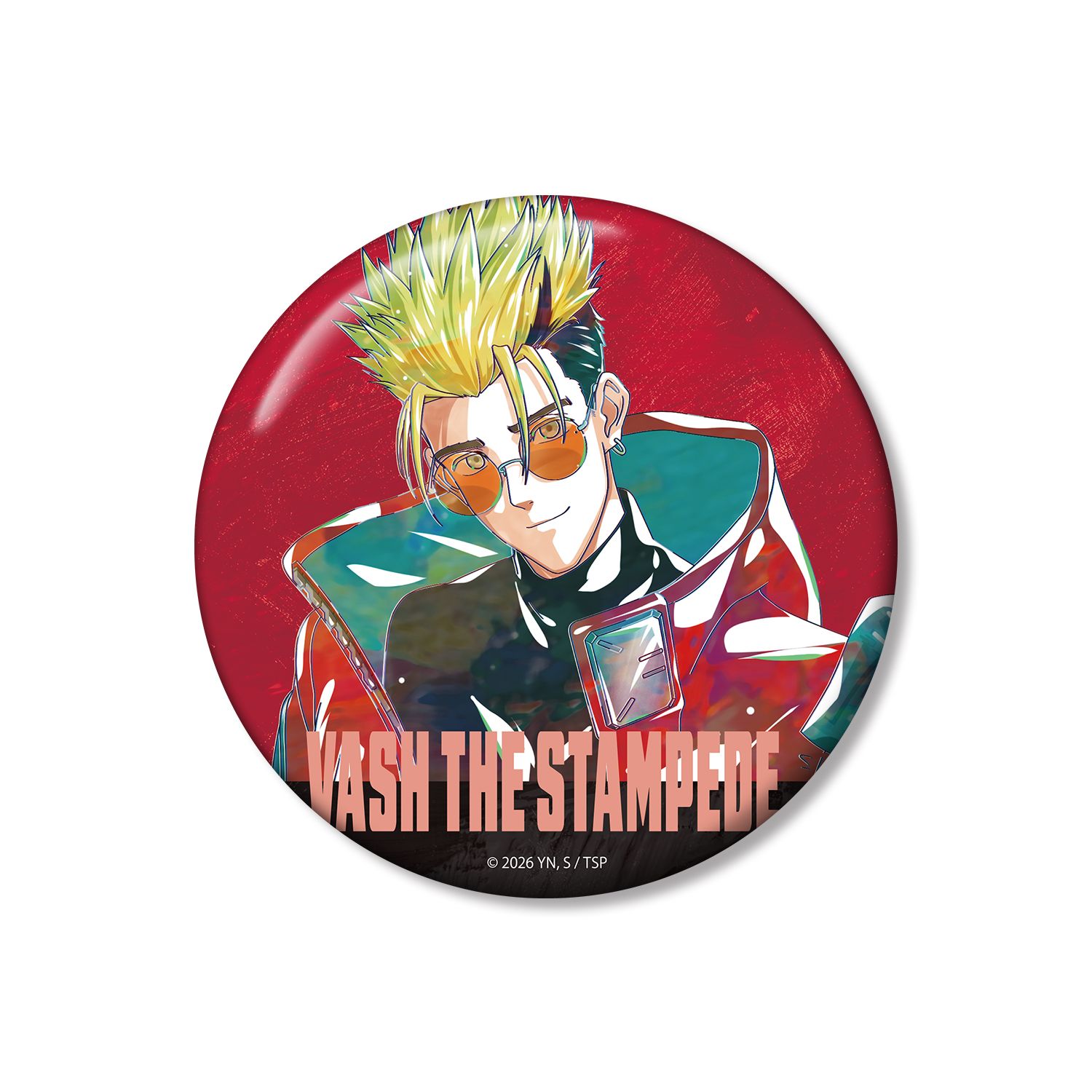 TVアニメ「TRIGUN STARGAZE」 ヴァッシュ・ザ・スタンピード Ani-Art 第3弾 100mm缶バッジ ver.① - AniSmile
