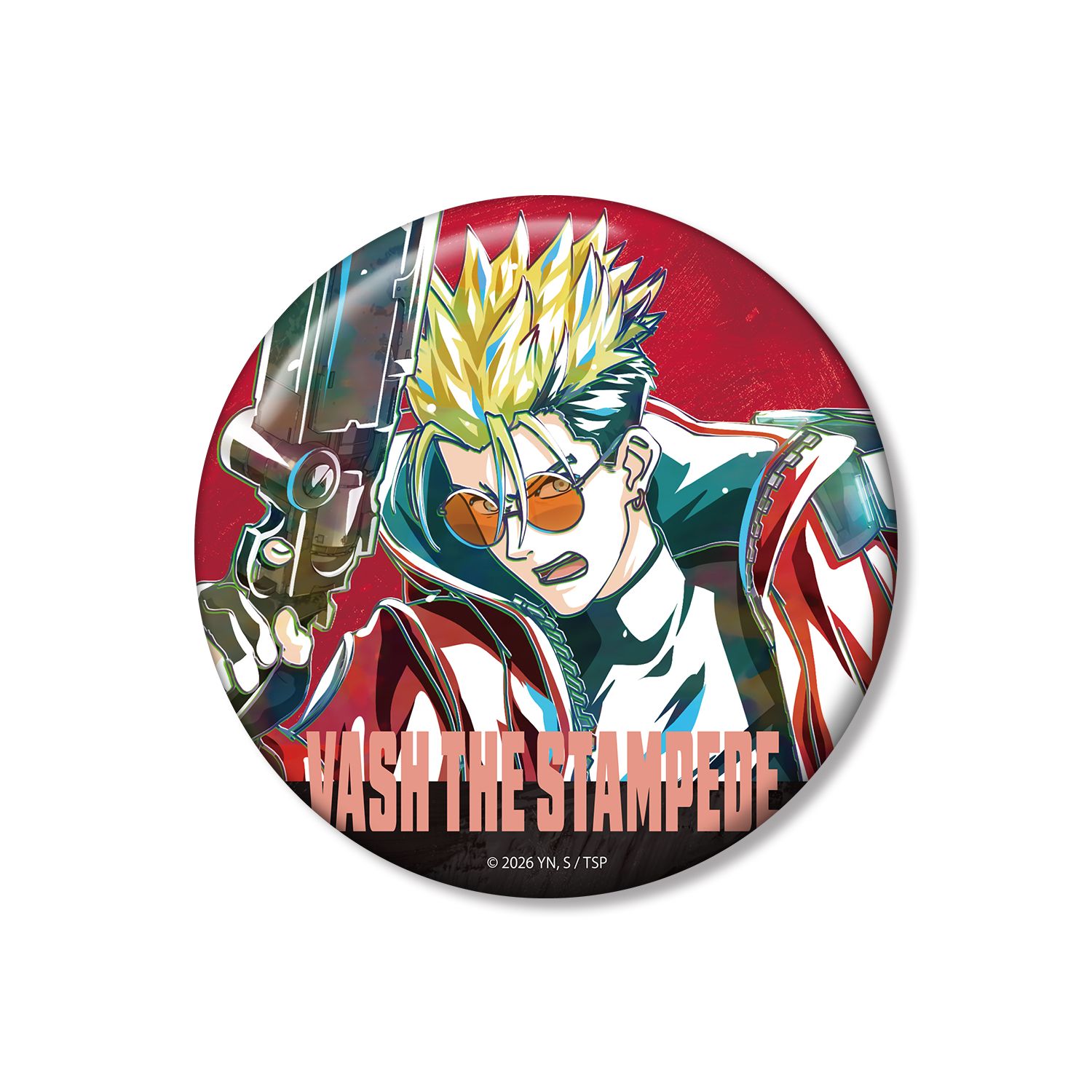 TVアニメ「TRIGUN STARGAZE」 ヴァッシュ・ザ・スタンピード Ani-Art 第3弾 100mm缶バッジ ver.② - AniSmile