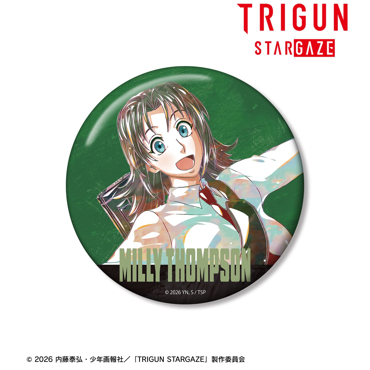 TVアニメ「TRIGUN STARGAZE」 ミリィ・トンプソン Ani-Art 第3弾 100mm缶バッジ 图片 2 | AniSmile