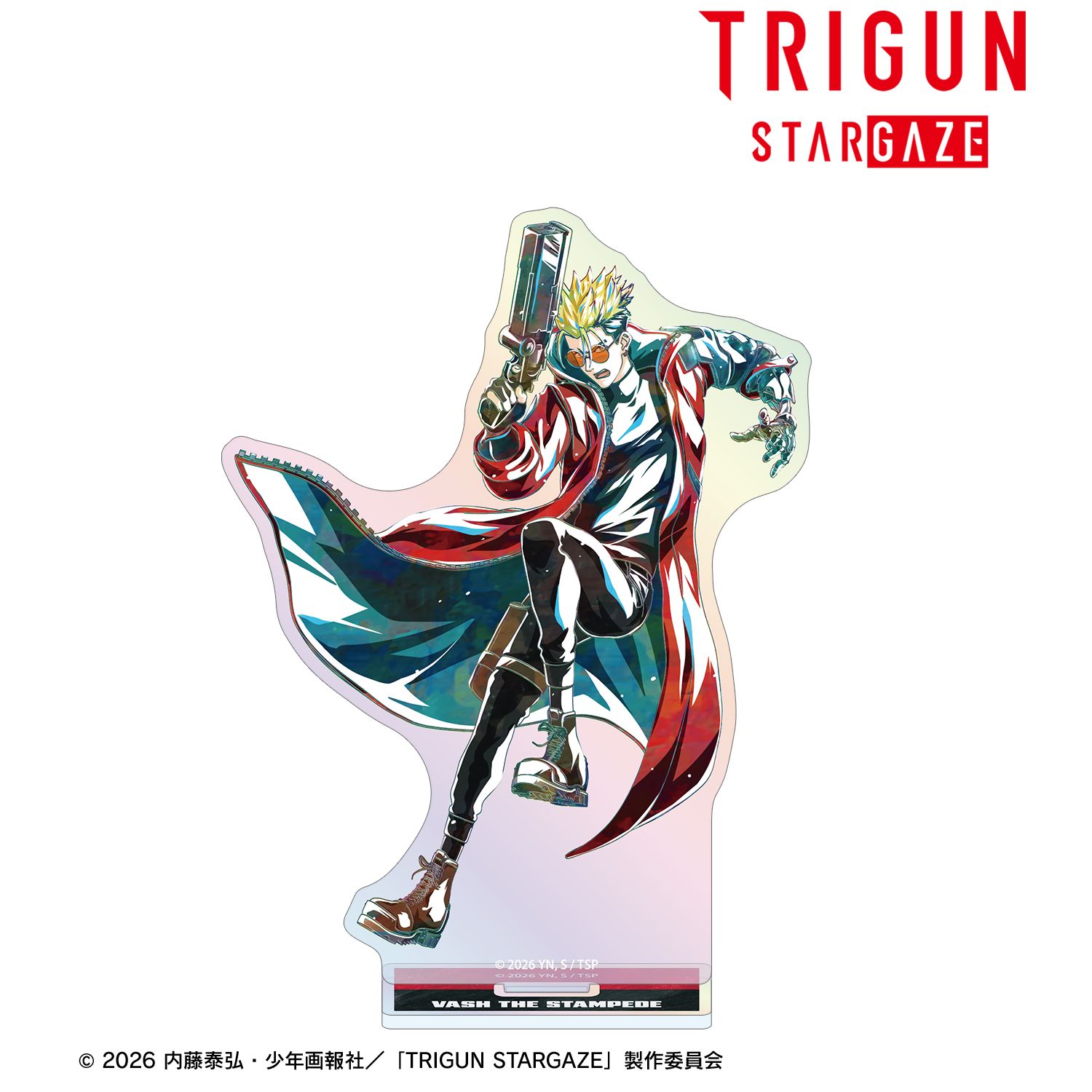 TVアニメ「TRIGUN STARGAZE」 ヴァッシュ・ザ・スタンピード Ani-Art 第3弾 オーロラアクリルスタンド ver.② 图片 2 | AniSmile