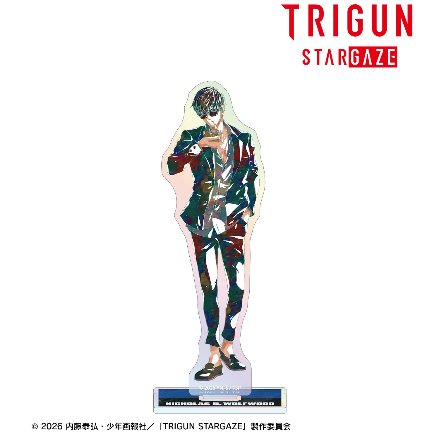 TVアニメ「TRIGUN STARGAZE」 ニコラス・D・ウルフウッド Ani-Art 第3弾 オーロラアクリルスタンド ver.① 图片 2 | AniSmile