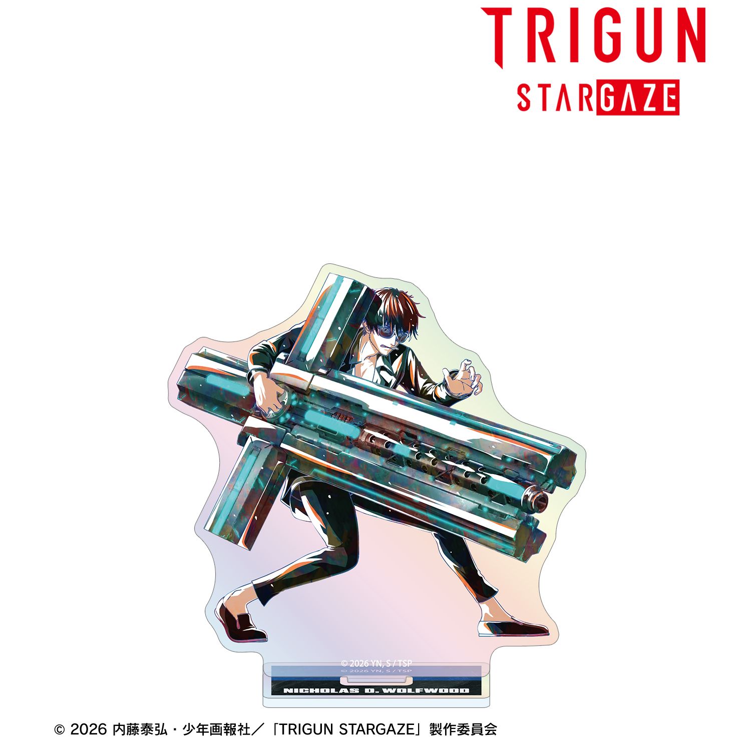 TVアニメ「TRIGUN STARGAZE」 ニコラス・D・ウルフウッド Ani-Art 第3弾 オーロラアクリルスタンド ver.② 图片 2 | AniSmile