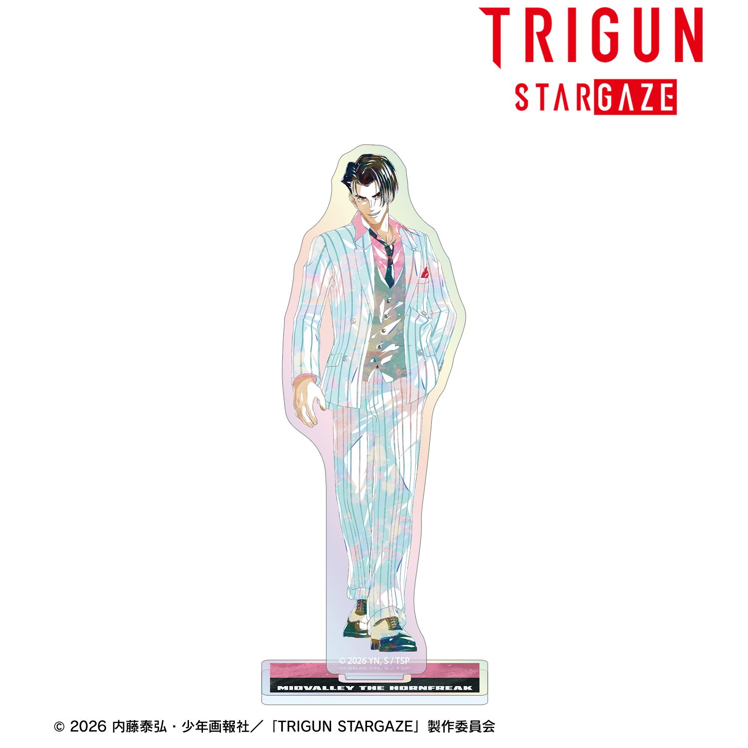 TVアニメ「TRIGUN STARGAZE」 ミッドバレイ・ザ・ホーンフリーク Ani-Art 第3弾 オーロラアクリルスタンド 图片 2 | AniSmile
