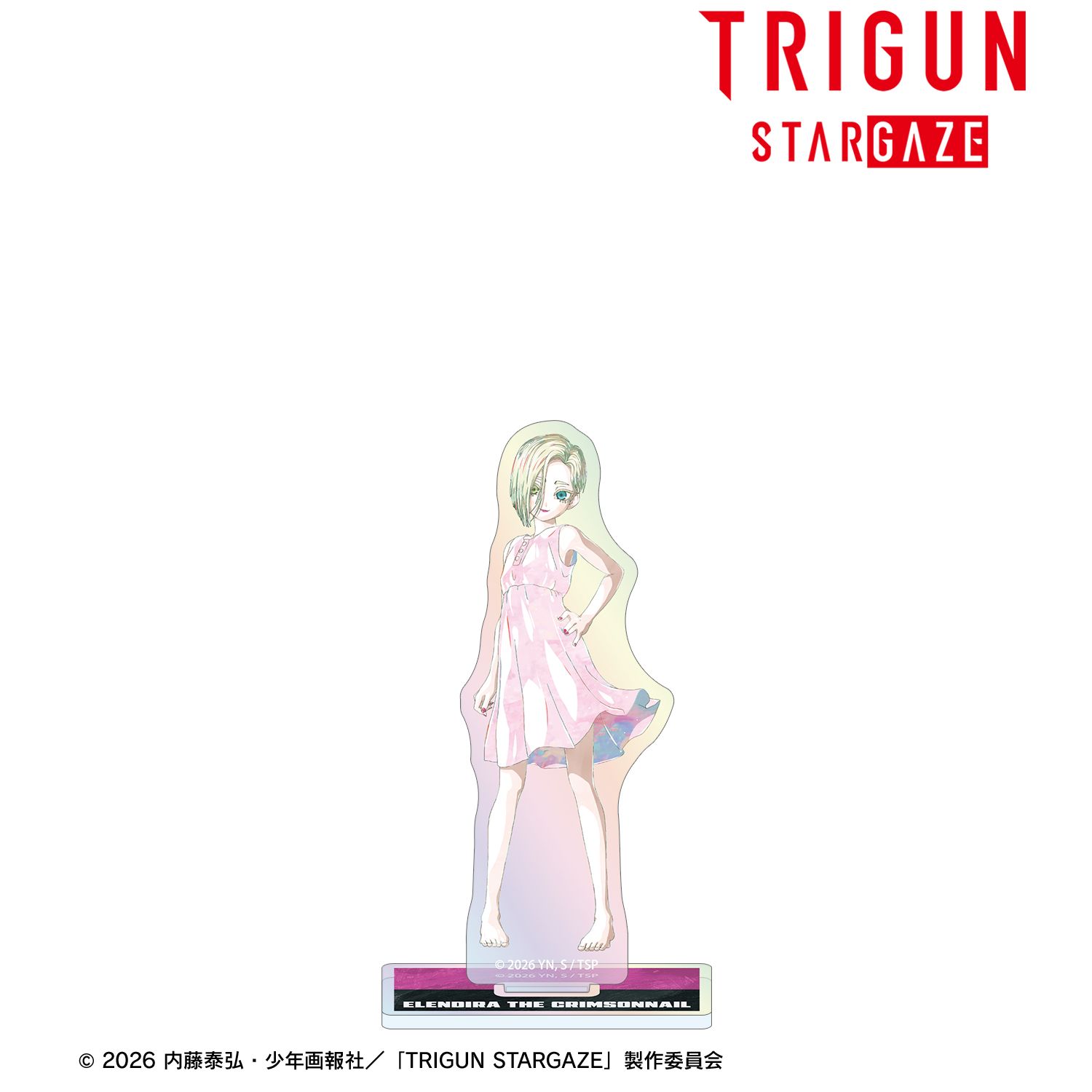 TVアニメ「TRIGUN STARGAZE」 エレンディラ・ザ・クリムゾンネイル Ani-Art 第3弾 オーロラアクリルスタンド 图片 2 | AniSmile