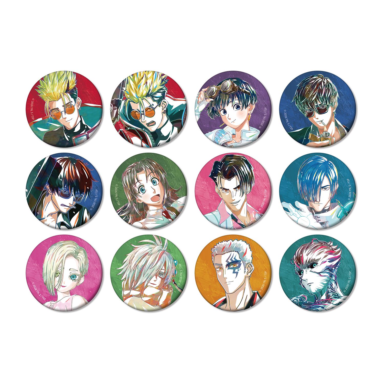 TVアニメ「TRIGUN STARGAZE」 トレーディング Ani-Art 第3弾 マット缶バッジ(単位/単品) - AniSmile