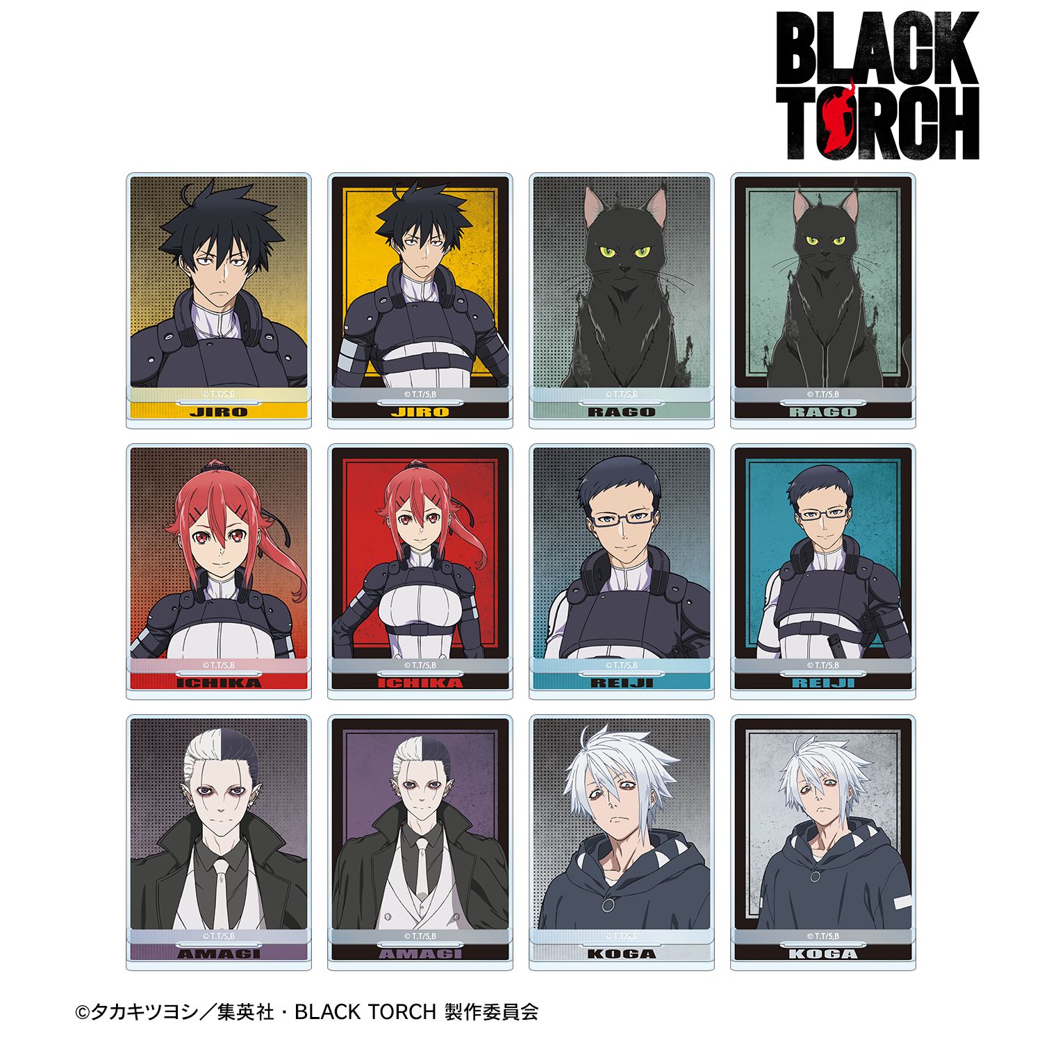 TVアニメ『BLACK TORCH』 トレーディングアクリルスタンド(単位/単品) 图片 2 | AniSmile