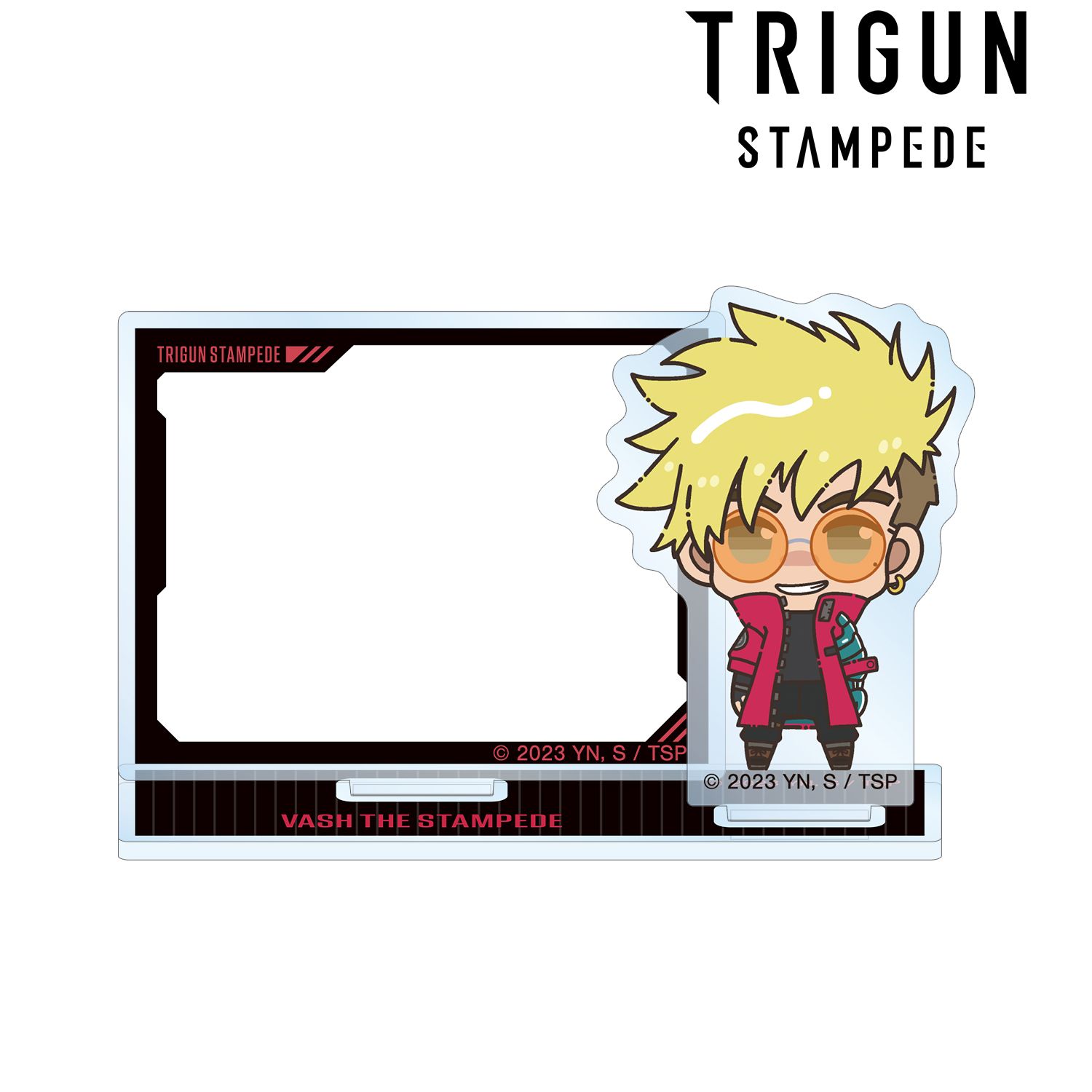 TVアニメ「TRIGUN STAMPEDE」 ヴァッシュ・ザ・スタンピード ちょこんと! アクリルメモスタンド - AniSmile