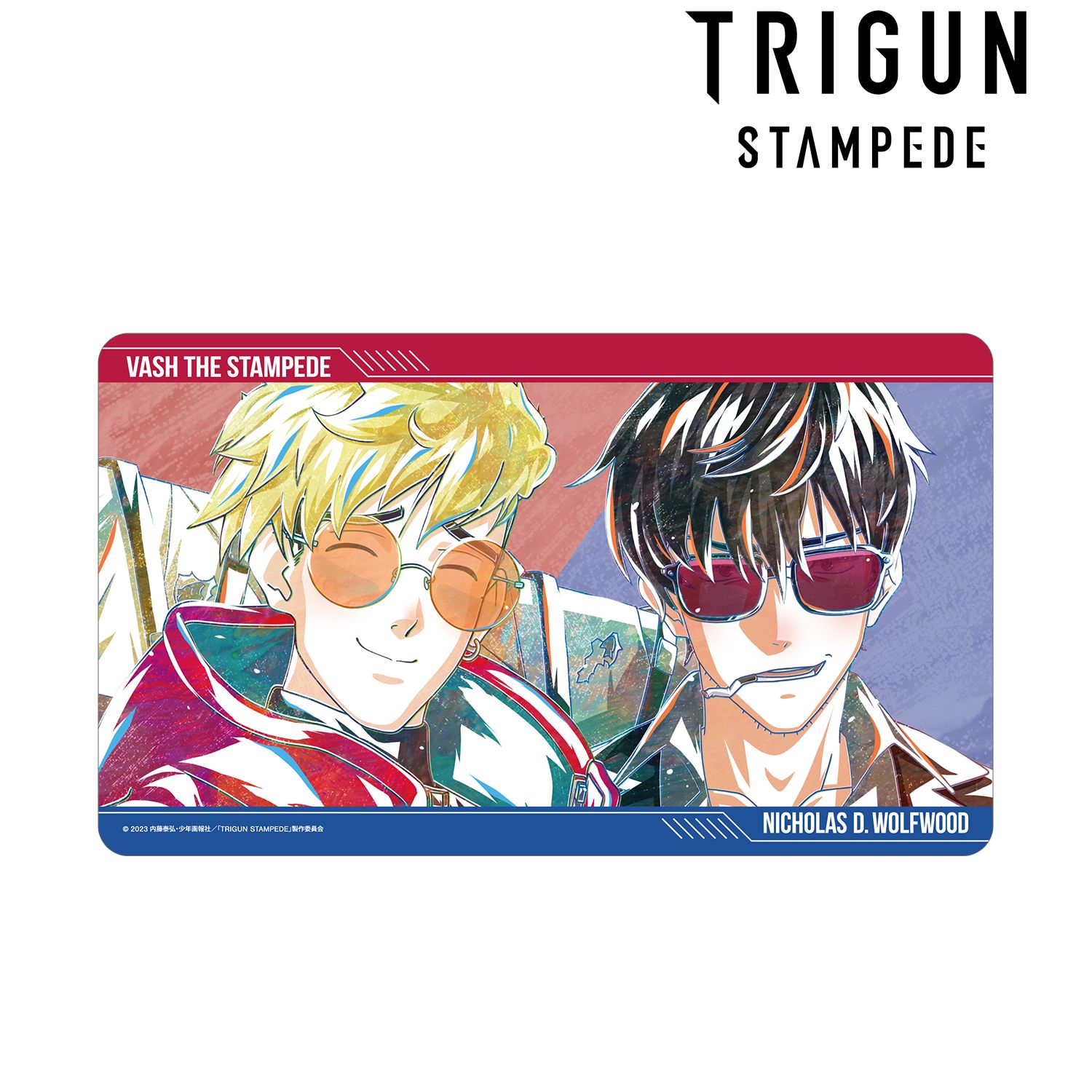 TVアニメ「TRIGUN STAMPEDE」 ヴァッシュ&ニコラス Ani-Art マルチデスクマット 图片 2 | AniSmile