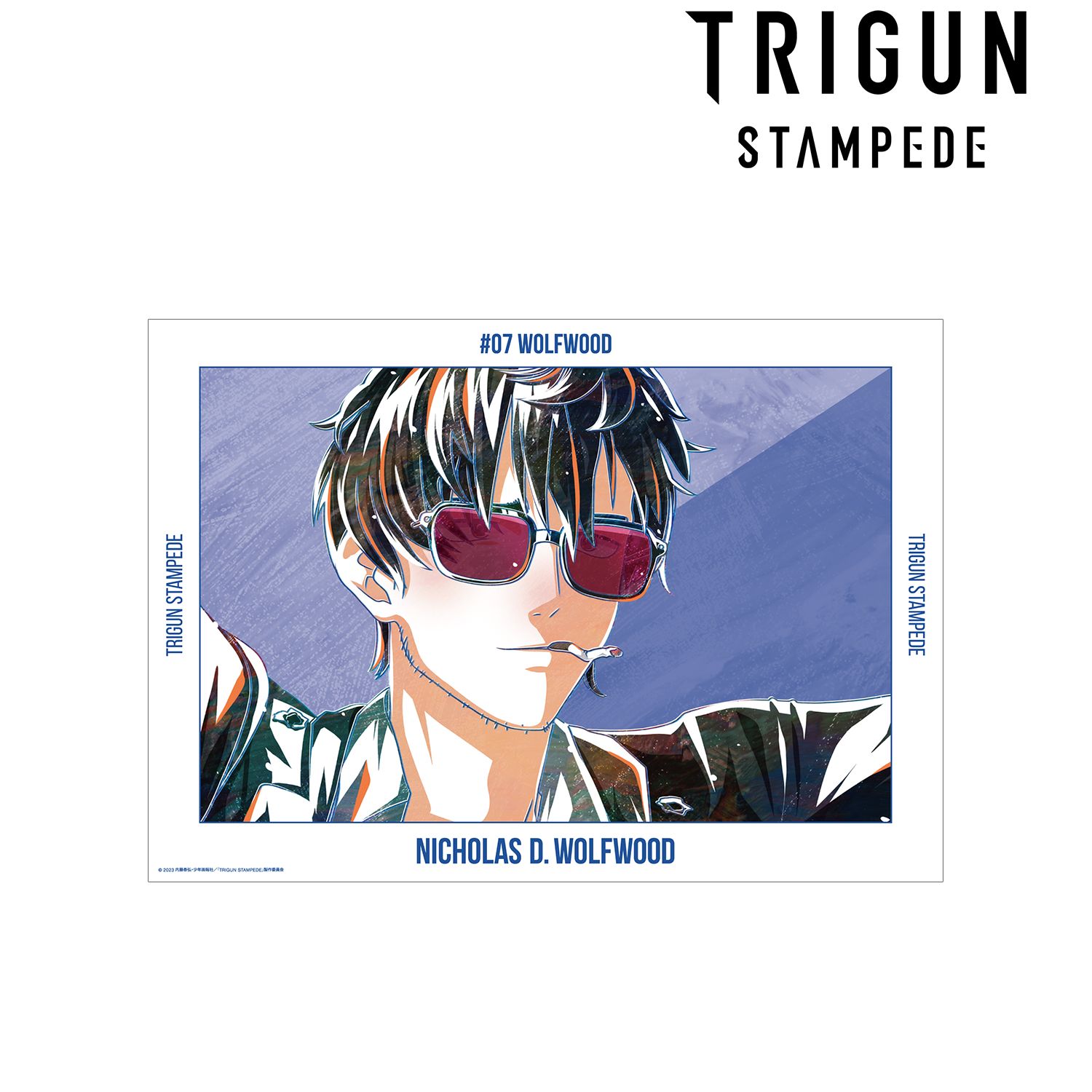 TVアニメ「TRIGUN STAMPEDE」 ニコラス・D・ウルフウッド B Ani-Art A3マット加工ポスター 图片 2 | AniSmile