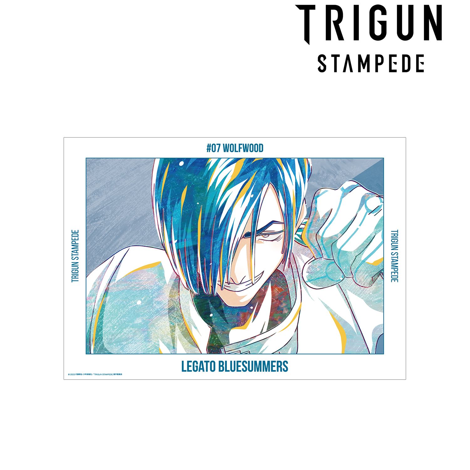 TVアニメ「TRIGUN STAMPEDE」 レガート・ブルーサマーズ Ani-Art A3マット加工ポスター 图片 2 | AniSmile