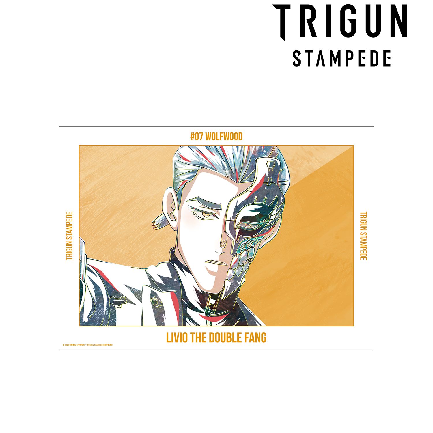 TVアニメ「TRIGUN STAMPEDE」 リヴィオ・ザ・ダブルファング Ani-Art A3マット加工ポスター 图片 2 | AniSmile