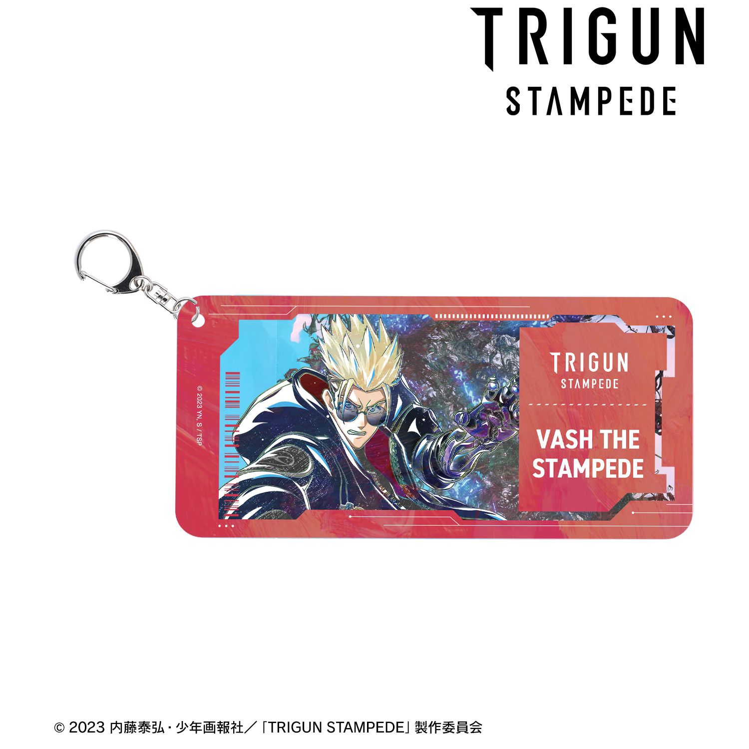 TVアニメ「TRIGUN STAMPEDE」 ヴァッシュ・ザ・スタンピード Ani-Art 第2弾 オーロラチケットホルダー 图片 2 | AniSmile