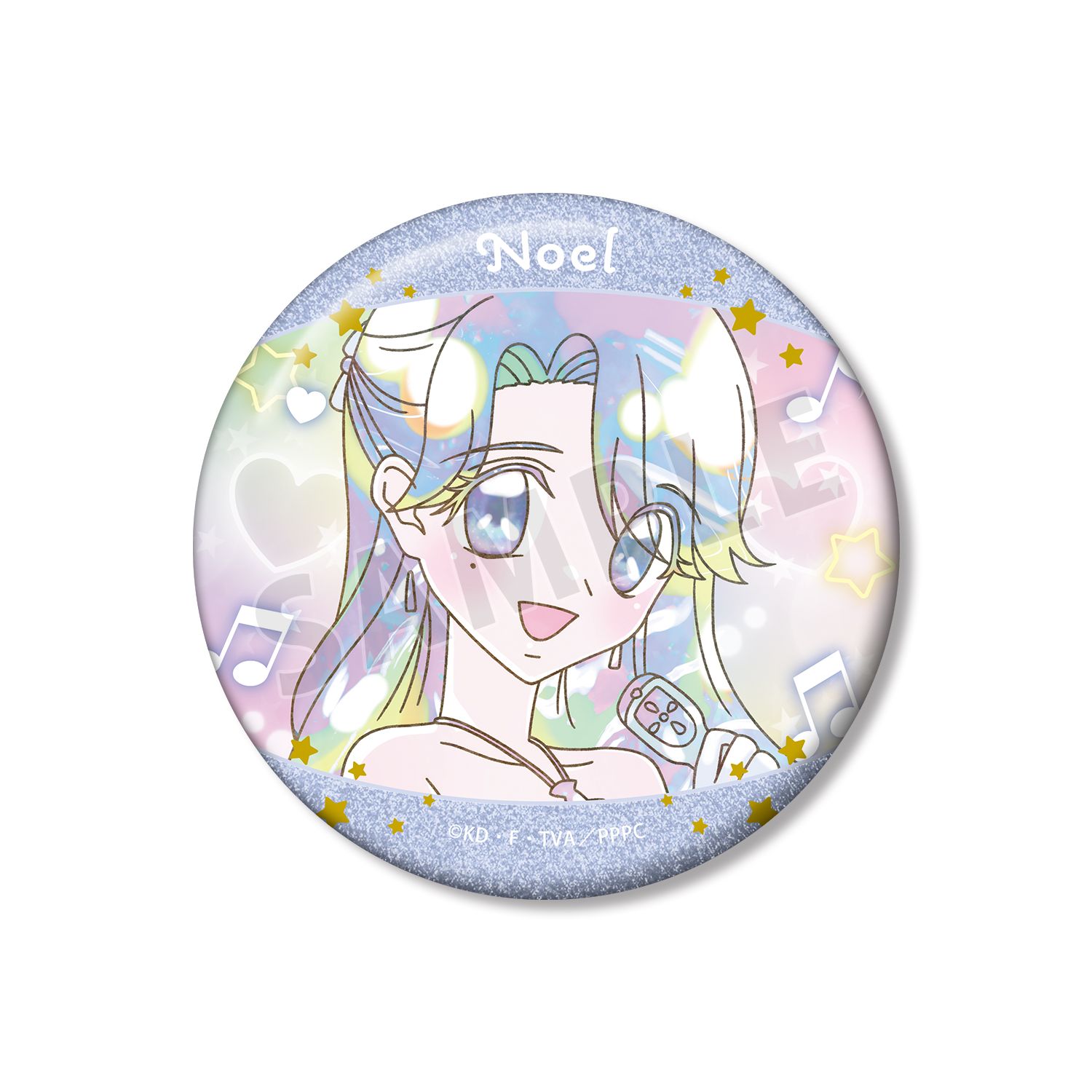 アニメ「ぴちぴちピッチ」 ノエル Ani-Art KAWAII label 75mmグリッター缶バッジ - AniSmile