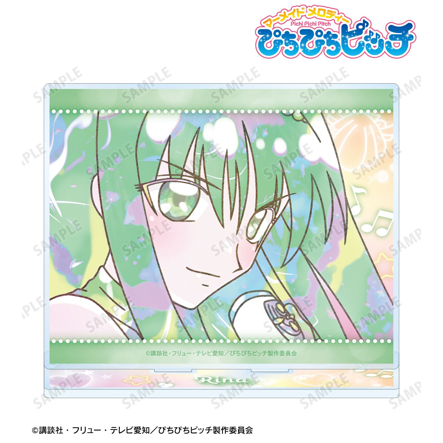アニメ「ぴちぴちピッチ」 リナ Ani-Art KAWAII label BIGアクリルスタンド Image 2 | AniSmile