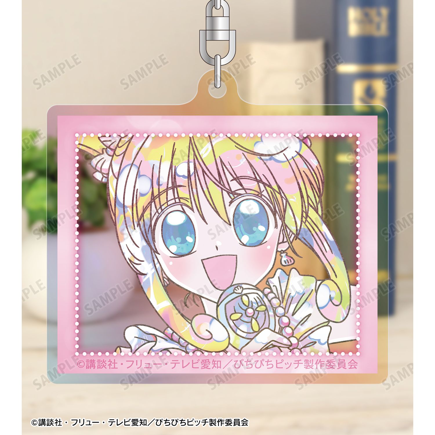 アニメ「ぴちぴちピッチ」 るちあ Ani-Art KAWAII label オーロラアクリルキーホルダー Image 3 | AniSmile