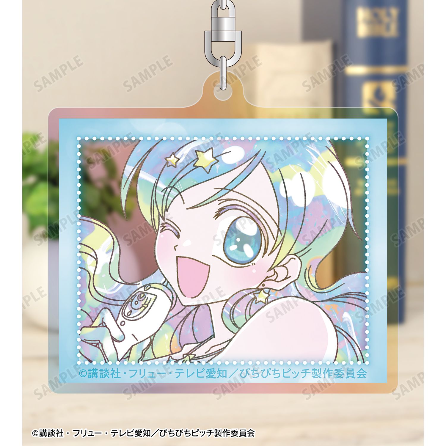 アニメ「ぴちぴちピッチ」 波音 Ani-Art KAWAII label オーロラアクリルキーホルダー Image 3 | AniSmile
