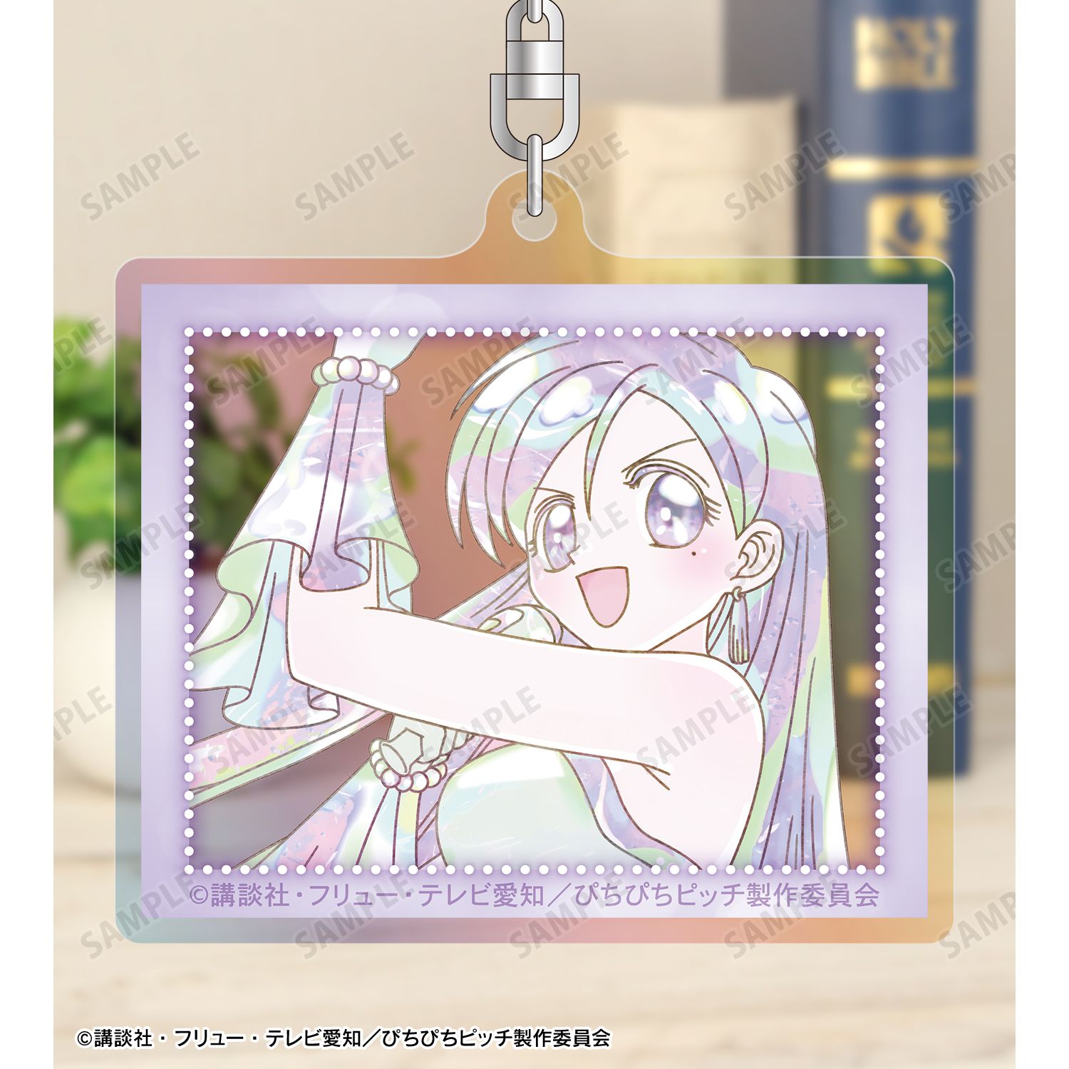 アニメ「ぴちぴちピッチ」 かれん Ani-Art KAWAII label オーロラアクリルキーホルダー Image 3 | AniSmile