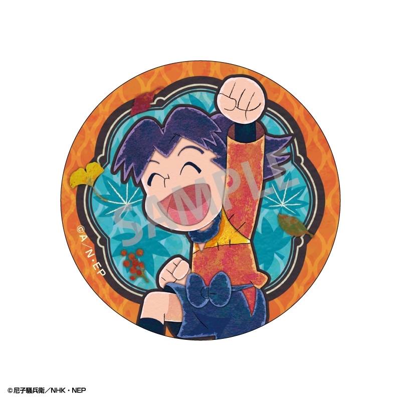 忍たま乱太郎 トレーディング和紙風缶バッジ/カミアニTOUCH 秋の修学旅行実行委員会 图片 3 | AniSmile