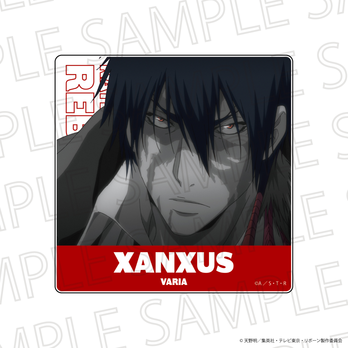 家庭教師ヒットマンREBORN! アクリルブロック XANXUS(10年後)(アクセントカラー) - AniSmile