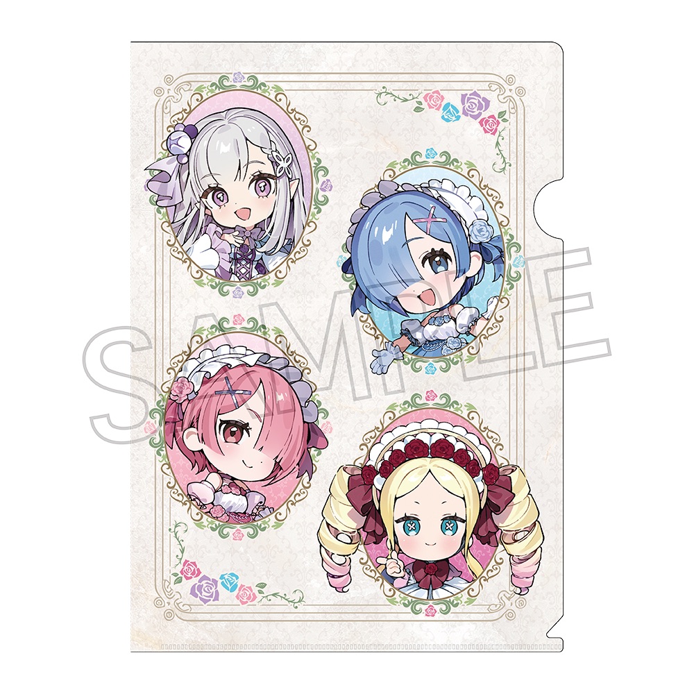 Re:ゼロから 始める異世界生活 -Royal Rose- クリアファイル B Image 2 | AniSmile
