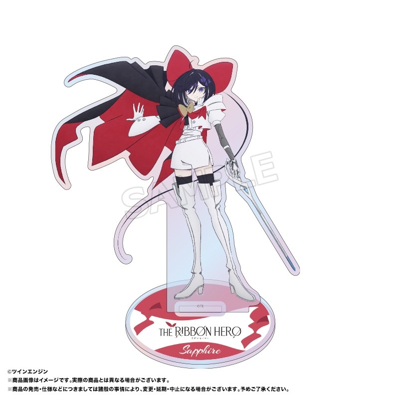 THE RIBBON HERO リボンヒーロー オーロラアクリルスタンド A サファイア(リボンの騎士) - AniSmile