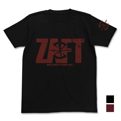 ガンダム ザフトロゴ Tシャツ/BLACK-M - AniSmile