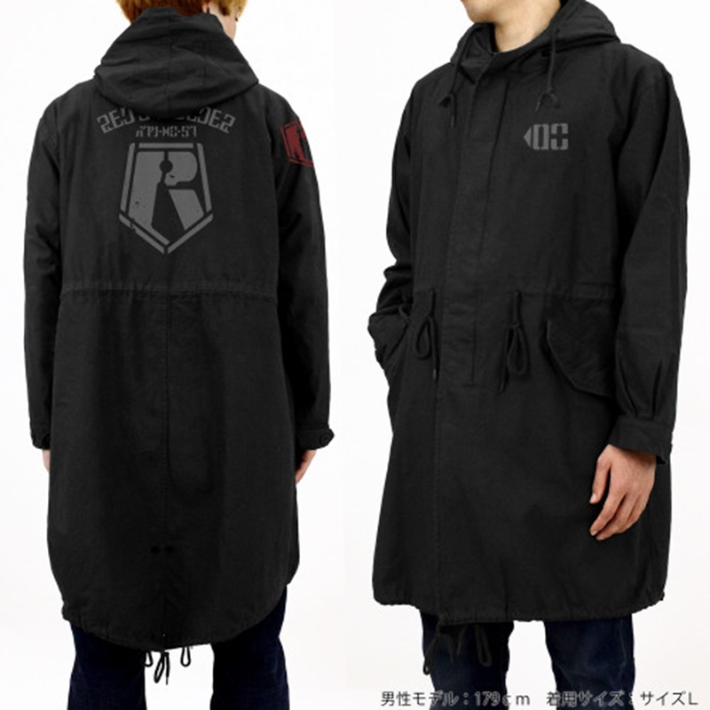 装甲騎兵ボトムズ レッドショルダーエンブレム M-51ジャケット/BLACK-XL Image 4 | AniSmile