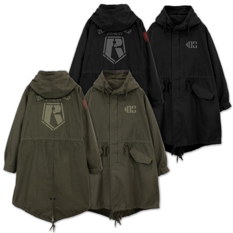 装甲騎兵ボトムズ レッドショルダーエンブレム M-51ジャケット/BLACK-M - AniSmile