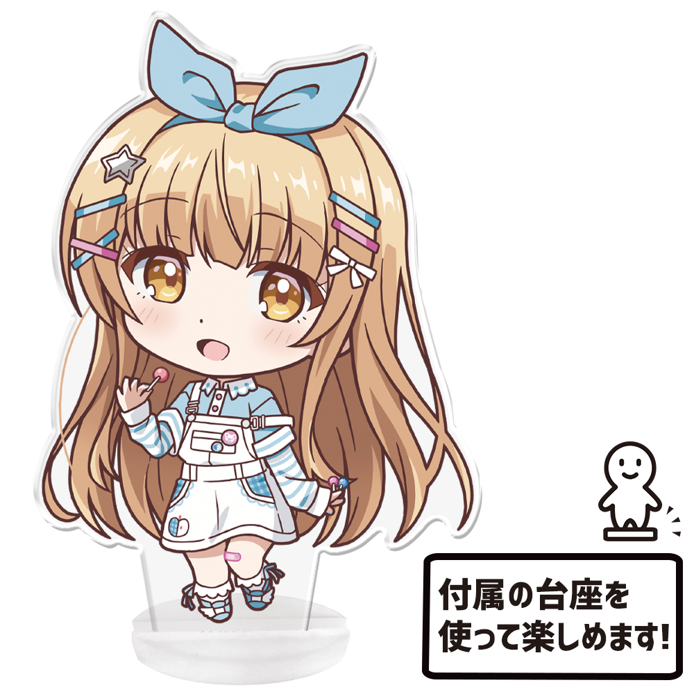 お隣の天使様にいつの間にか駄目人間にされていた件2 ぷにこれ!アクリルフィギュア(スタンド付) 椎名真昼 オーバーオールver. 图片 5 | AniSmile