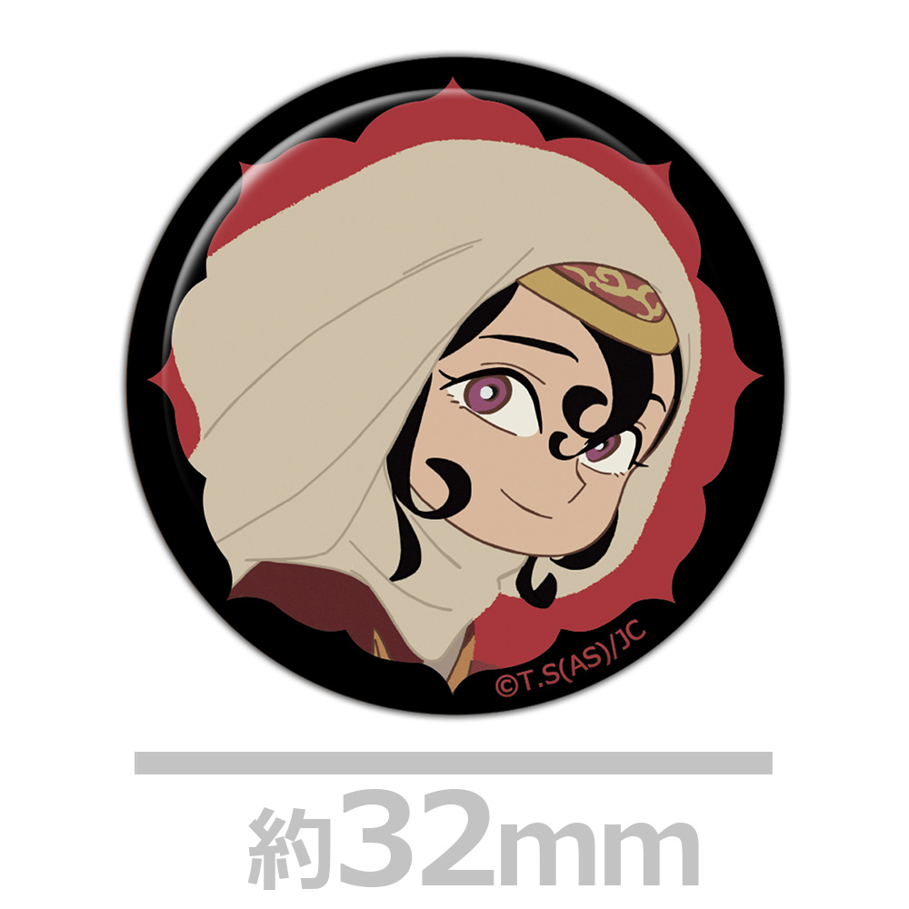 天幕のジャードゥーガル ミニ缶バッジ3個セット シタラ&ドレゲネ&オゴタイ Image 2 | AniSmile