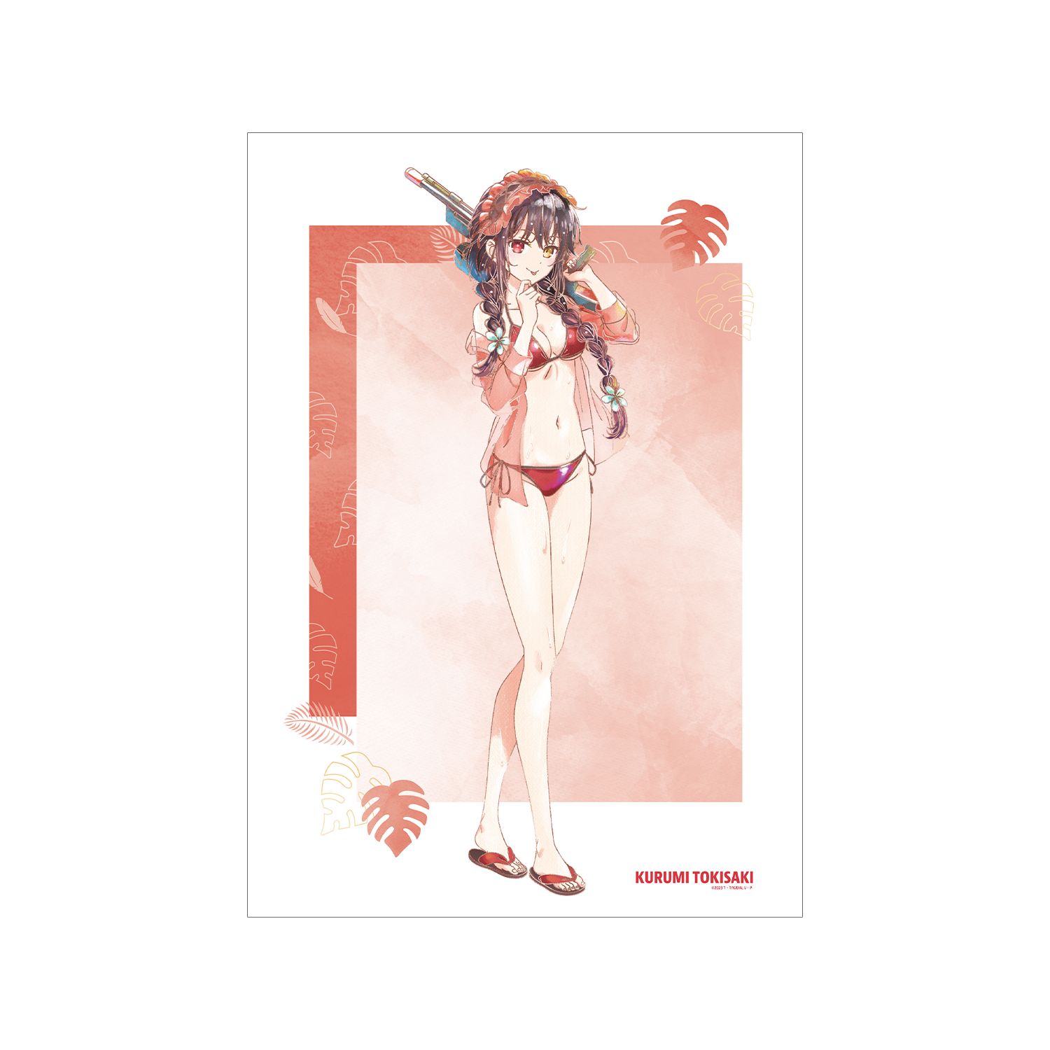 描き下ろし 時崎狂三 デート・ア・バカンスver. Ani-Art aqua label A3マットポスター - AniSmile