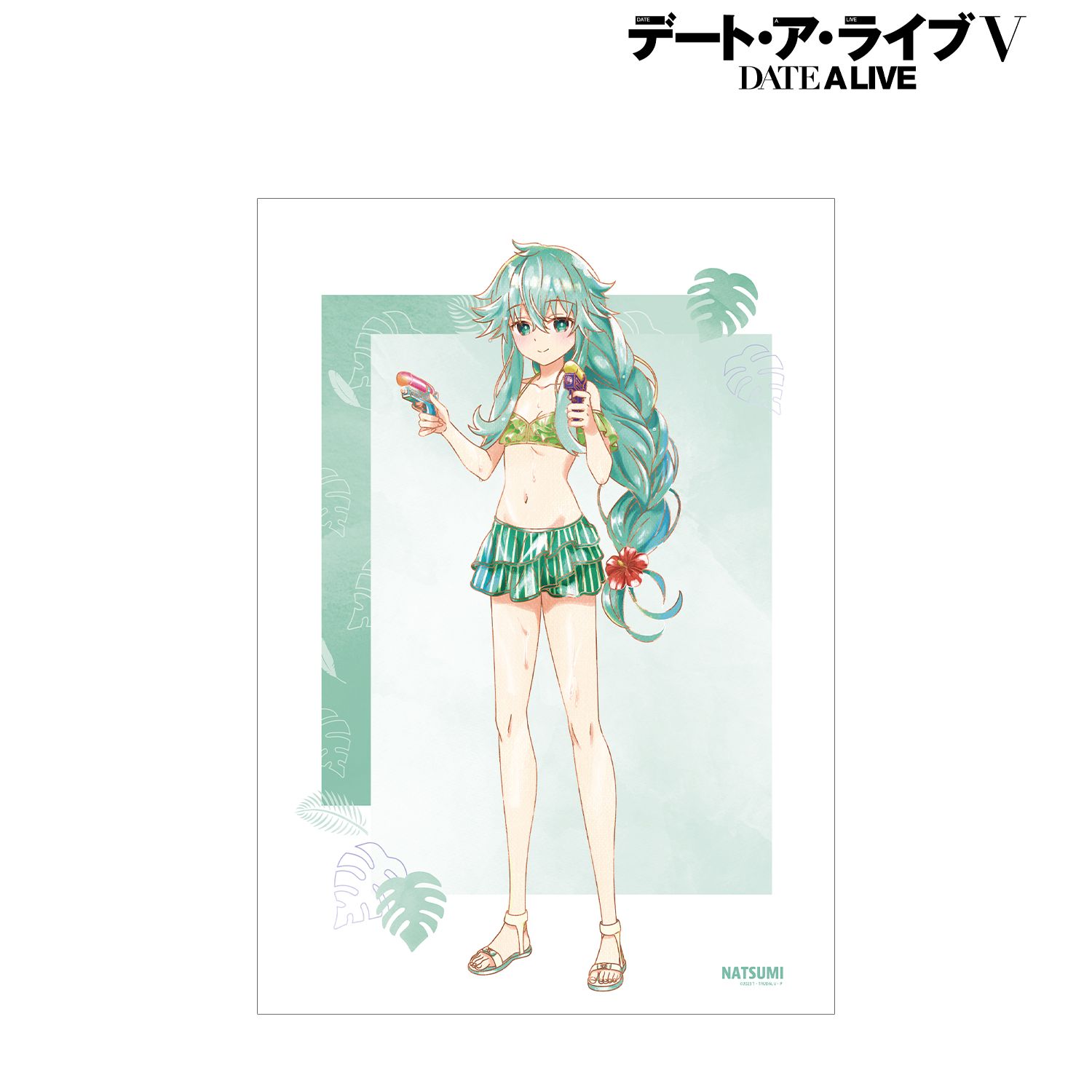 描き下ろし 七罪 デート・ア・バカンスver. Ani-Art aqua label A3マットポスター Image 2 | AniSmile