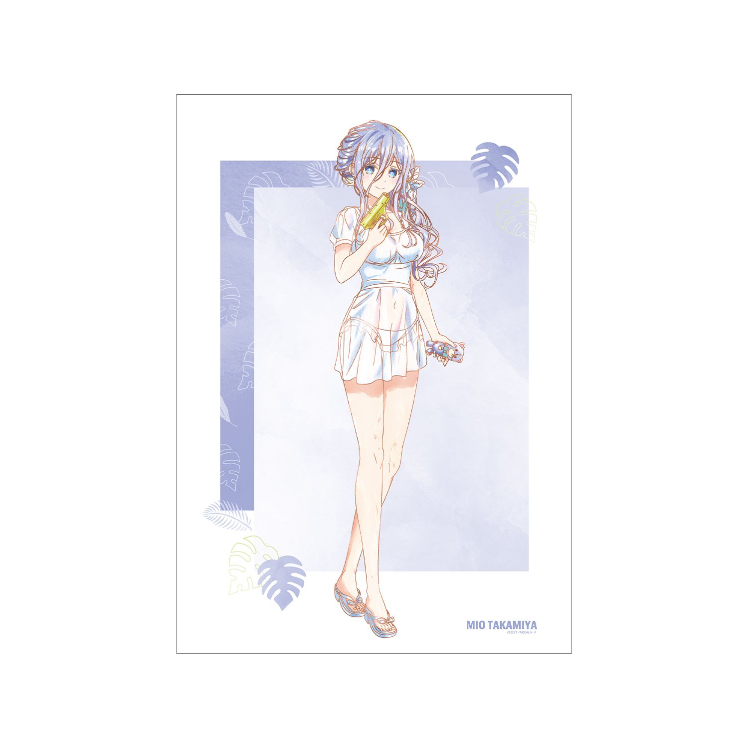 描き下ろし 崇宮澪 デート・ア・バカンスver. Ani-Art aqua label A3マットポスター - AniSmile
