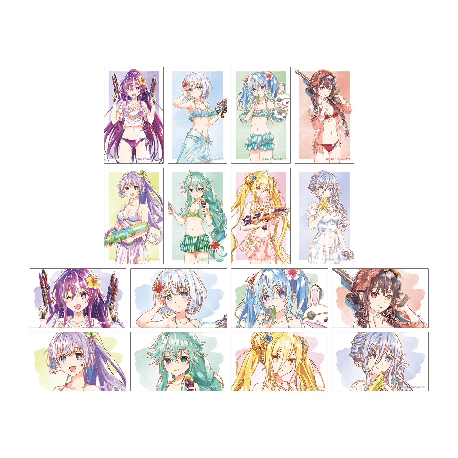 描き下ろし デート・ア・バカンスver. トレーディング Ani-Art aqua label コンパクトクリアカード(単位/単品) - AniSmile
