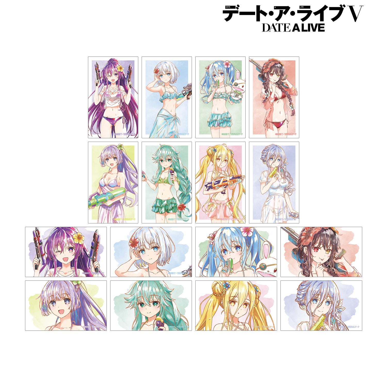 描き下ろし デート・ア・バカンスver. トレーディング Ani-Art aqua label コンパクトクリアカード(単位/単品) 画像 2 | AniSmile