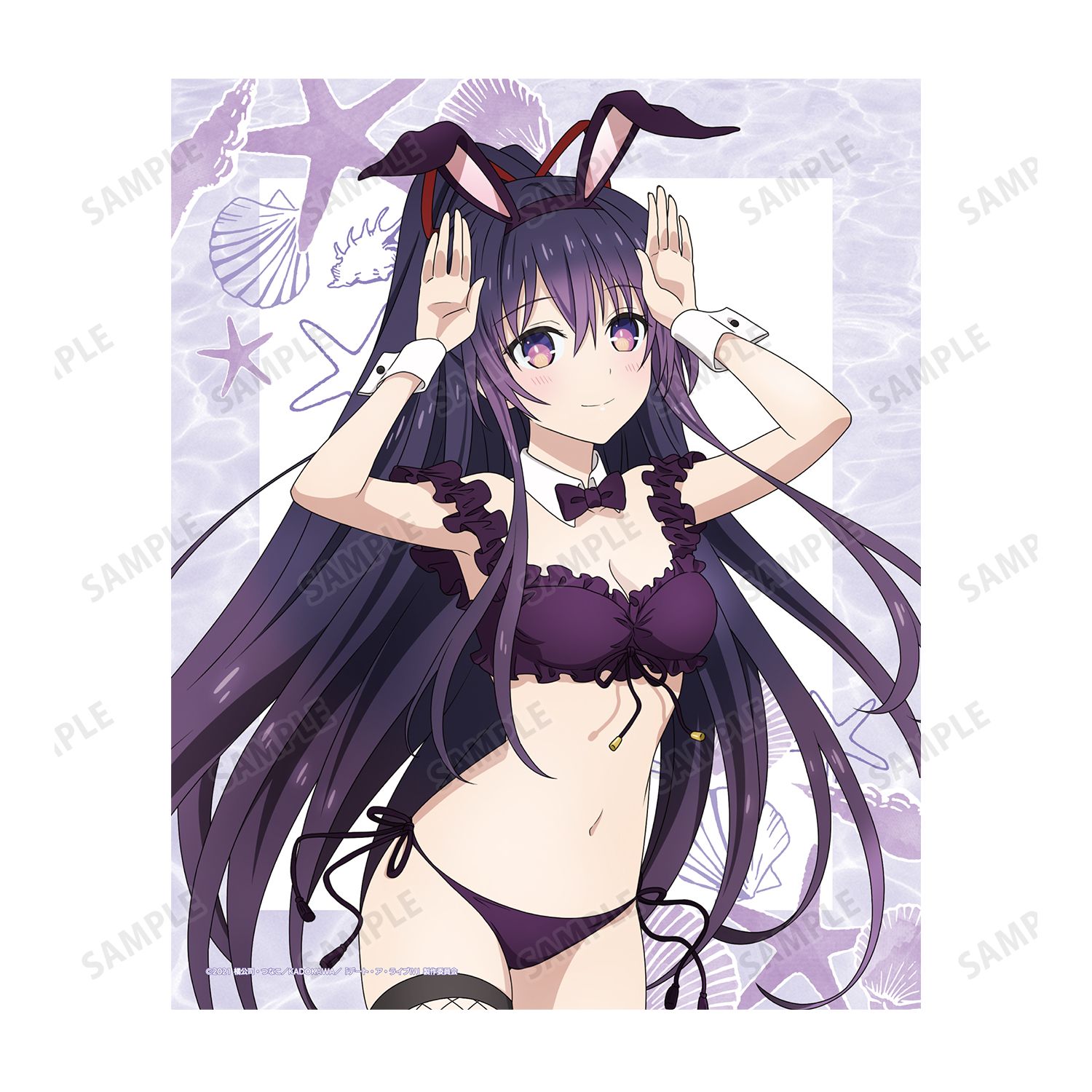 デート・ア・ライブIV 描き下ろし 夜刀神十香 水着バニーver. キャンバスボード Image 6 | AniSmile