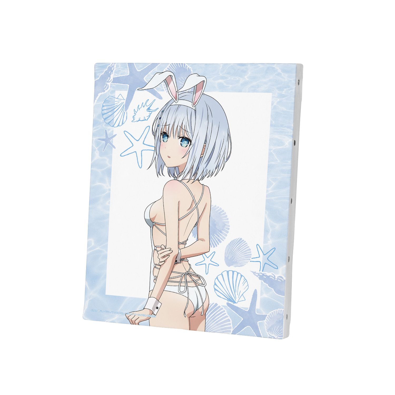 デート・ア・ライブIV 描き下ろし 鳶一折紙 水着バニーver. キャンバスボード Image 4 | AniSmile