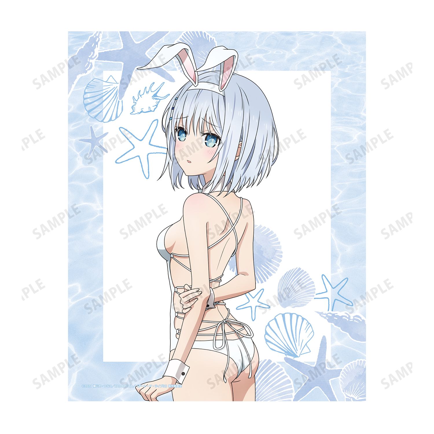 デート・ア・ライブIV 描き下ろし 鳶一折紙 水着バニーver. キャンバスボード Image 6 | AniSmile