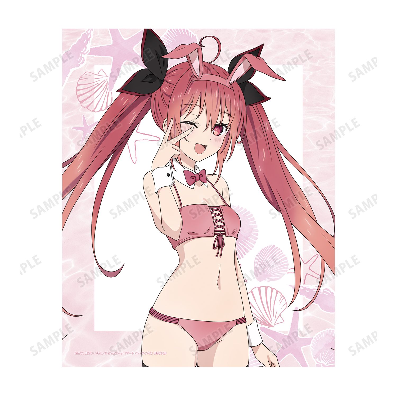 デート・ア・ライブIV 描き下ろし 五河琴里 水着バニーver. キャンバスボード Image 6 | AniSmile