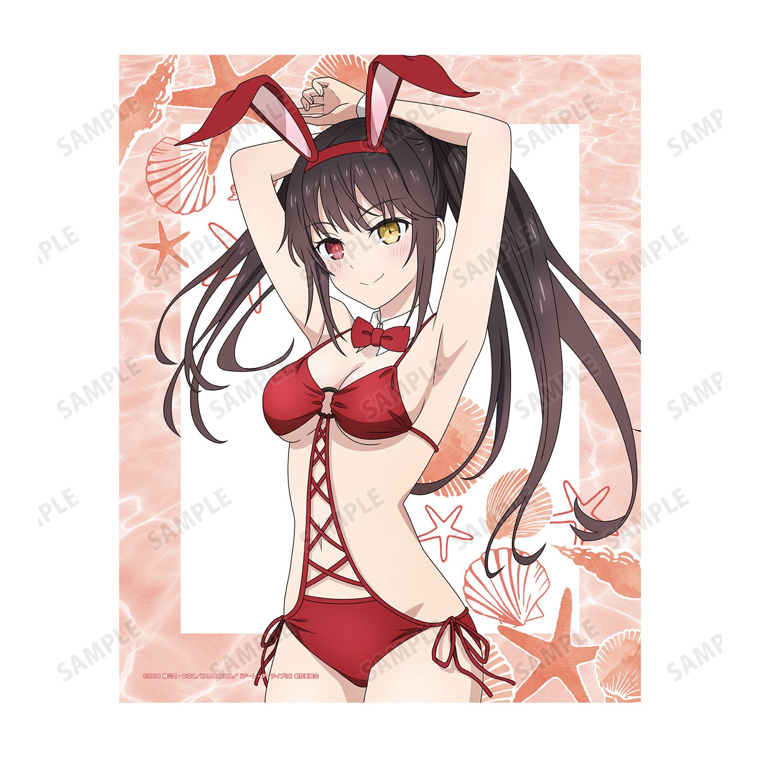 デート・ア・ライブIV 描き下ろし 時崎狂三 水着バニーver. キャンバスボード Image 6 | AniSmile