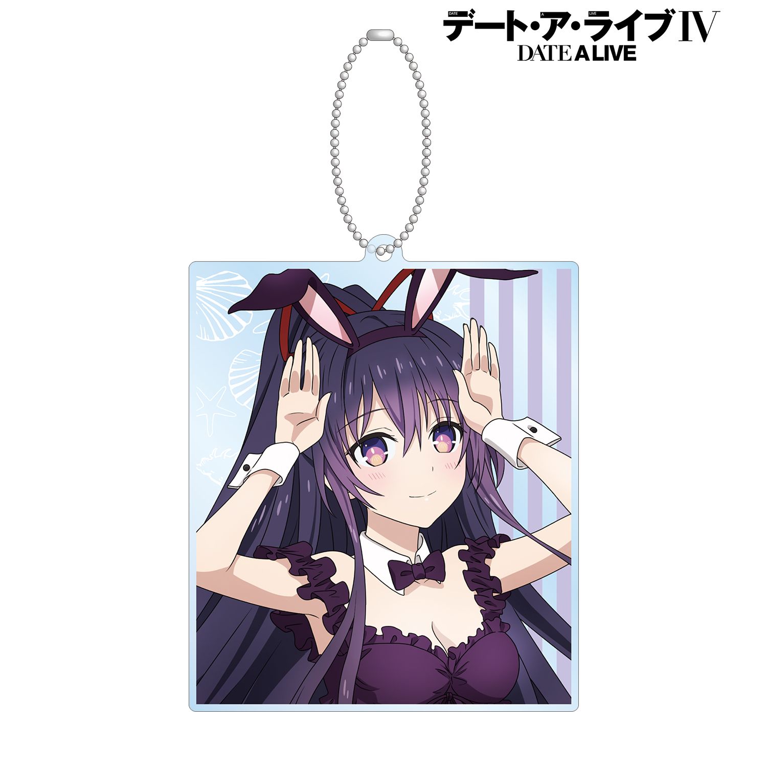 デート・ア・ライブIV 描き下ろし 夜刀神十香 水着バニーver. BIGアクリルキーホルダー Image 4 | AniSmile