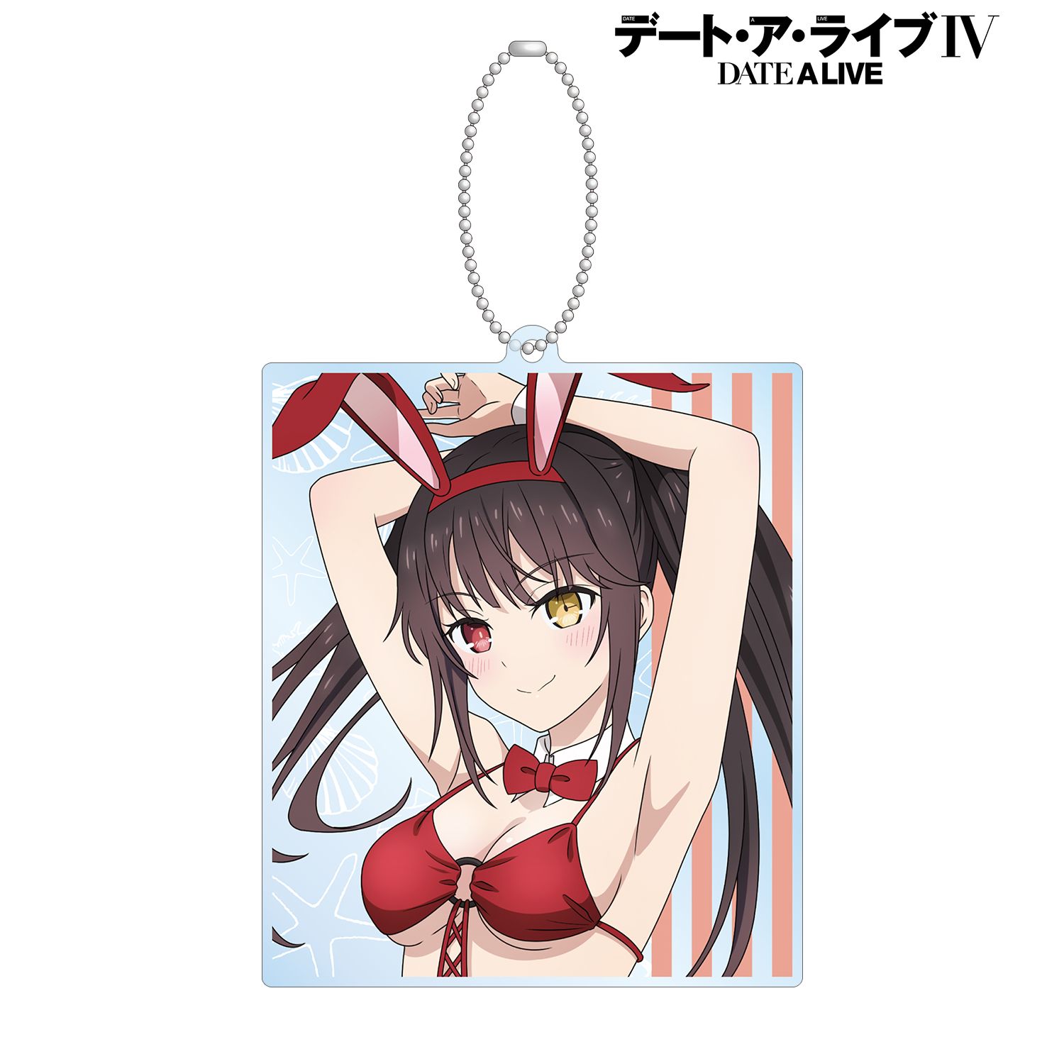 デート・ア・ライブIV 描き下ろし 時崎狂三 水着バニーver. BIGアクリルキーホルダー Image 4 | AniSmile