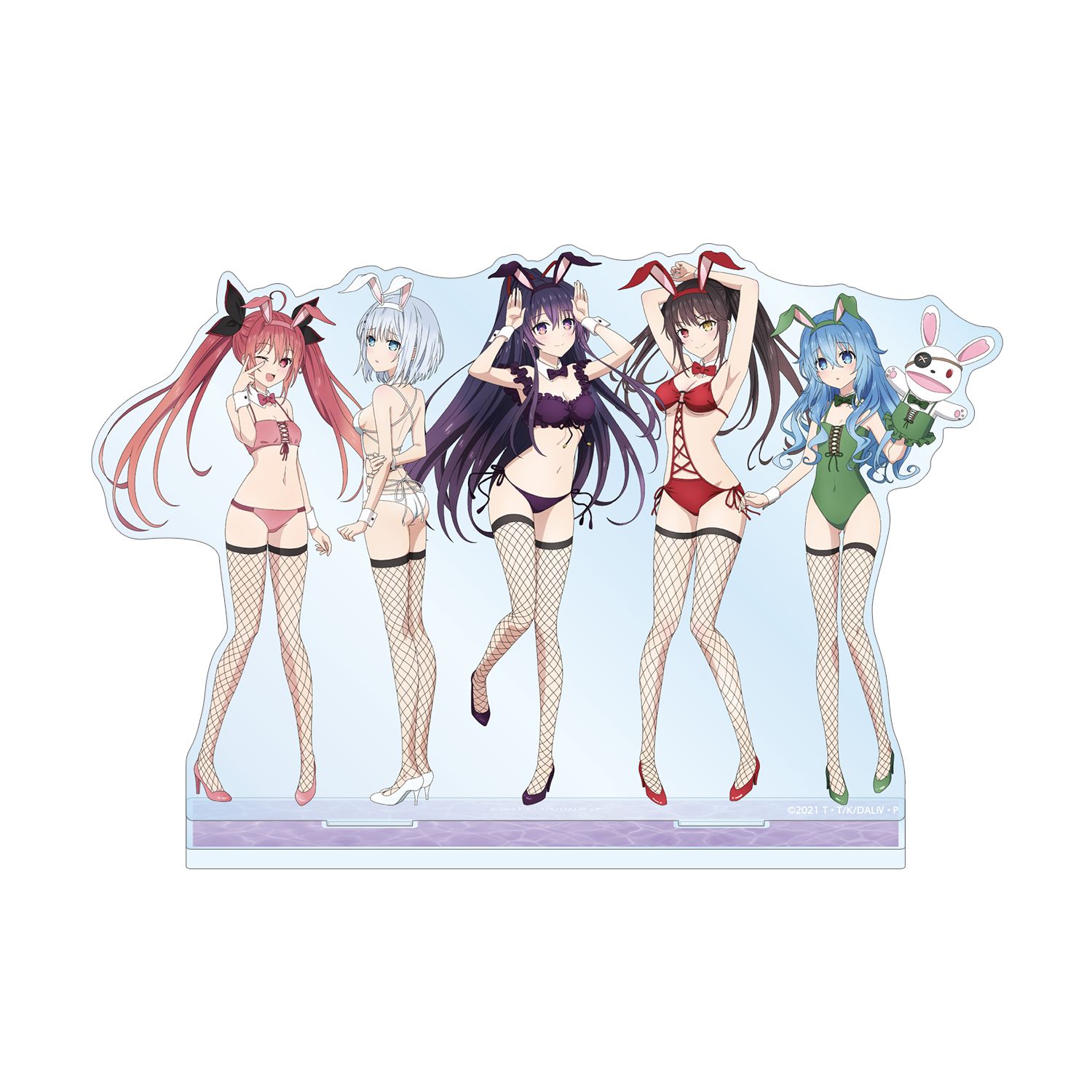 デート・ア・ライブIV 描き下ろし 集合 水着バニーver. BIGアクリルスタンド Image 4 | AniSmile