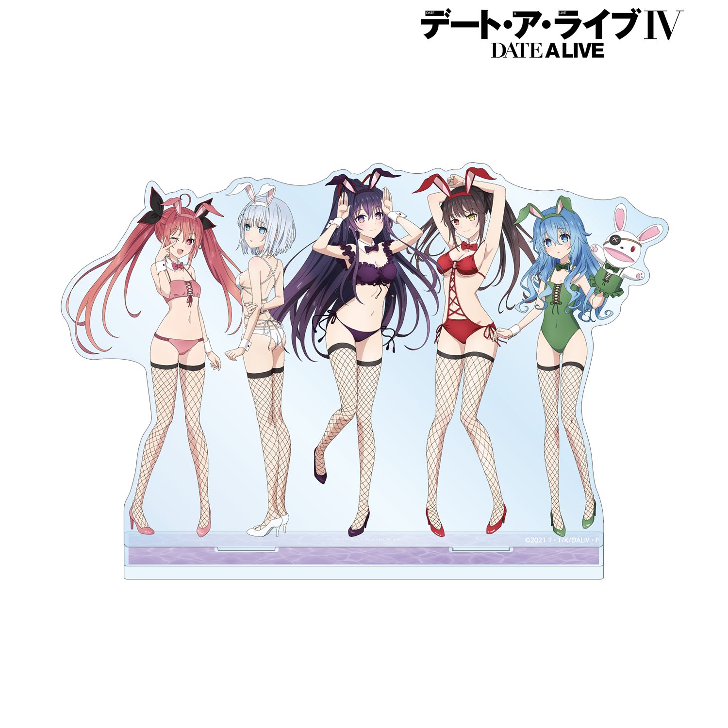 デート・ア・ライブIV 描き下ろし 集合 水着バニーver. BIGアクリルスタンド Image 5 | AniSmile