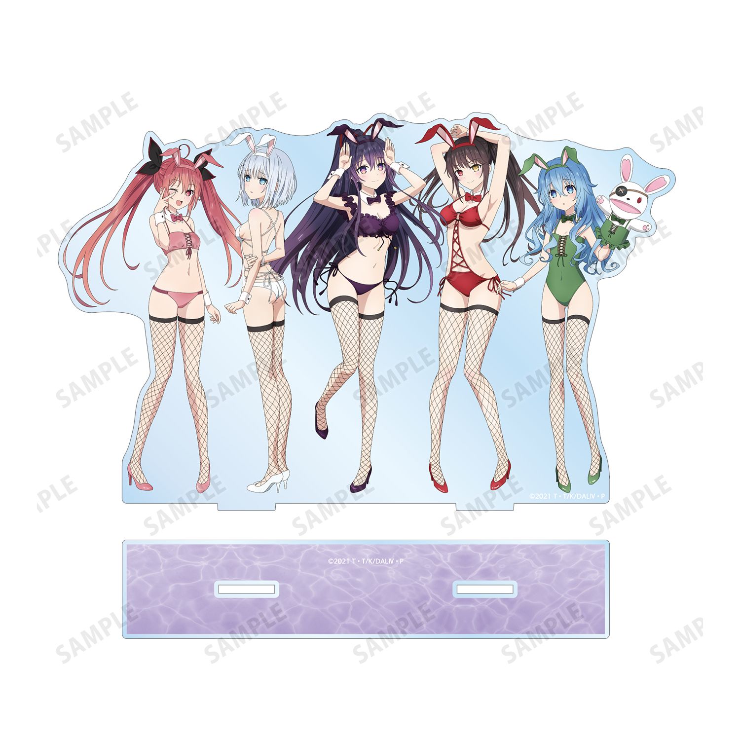 デート・ア・ライブIV 描き下ろし 集合 水着バニーver. BIGアクリルスタンド Image 6 | AniSmile