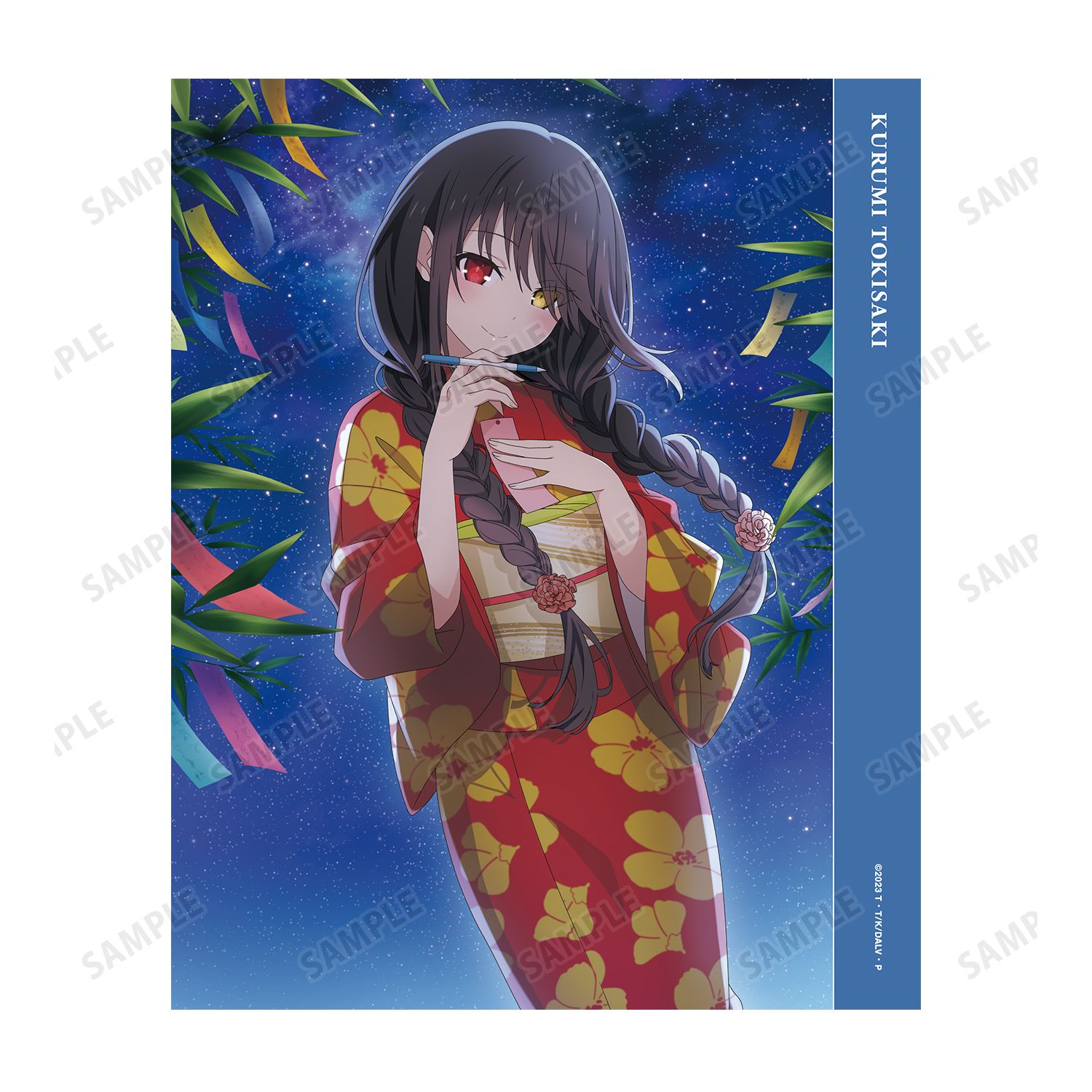 アニメ「デート・ア・ライブV」 時崎狂三 カレンダーイラストキャンバスボード Image 6 | AniSmile